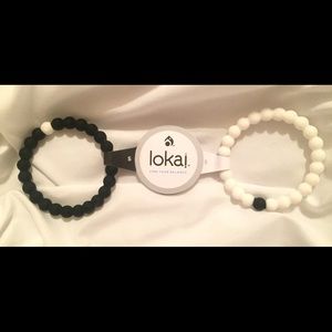 White & Black Lokai Bracelet